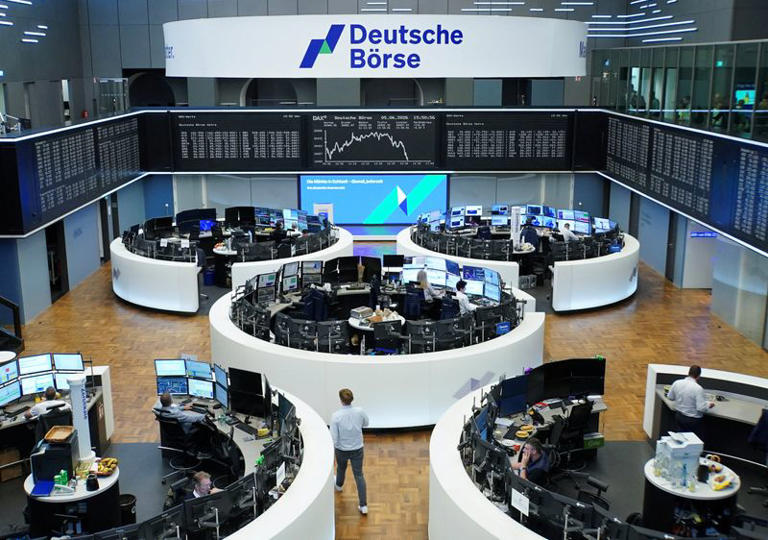 European shares close lower as investors weigh Middle East risks