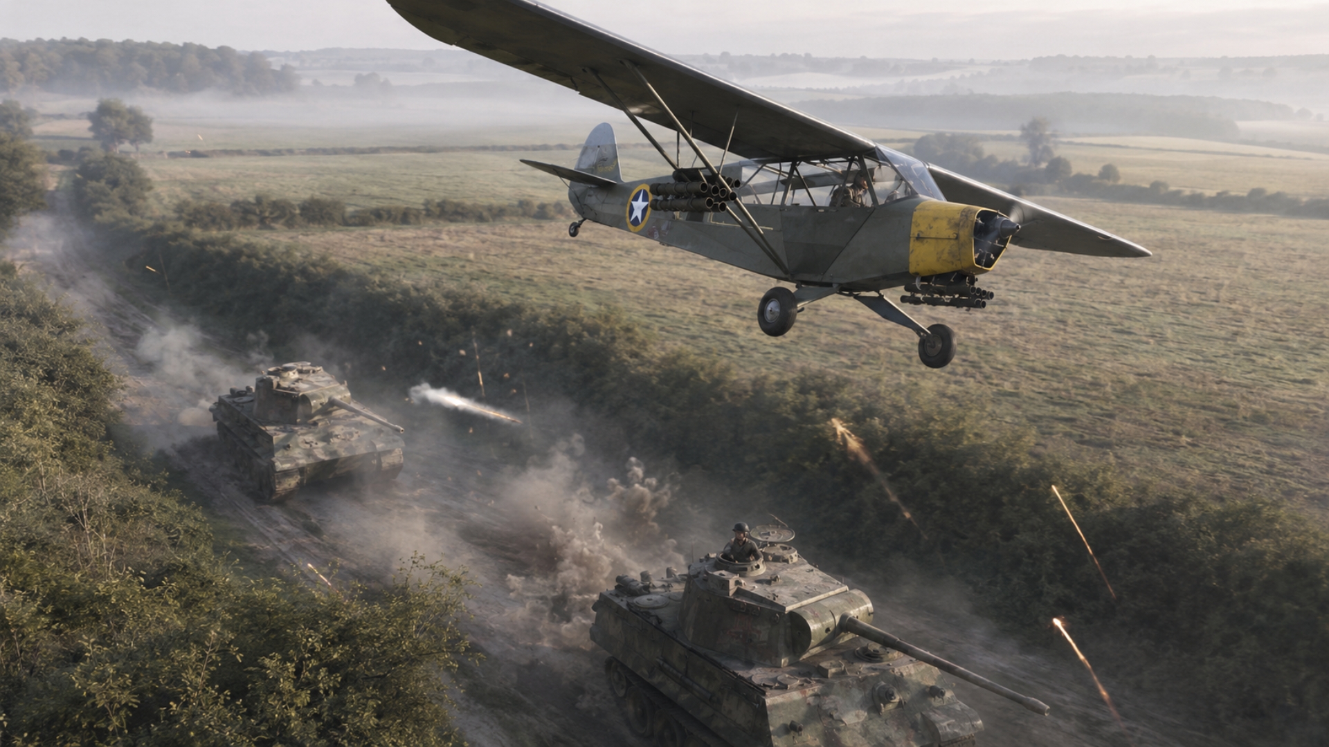 How 'Bazooka Charlie' Killed Tanks with an Observation Plane