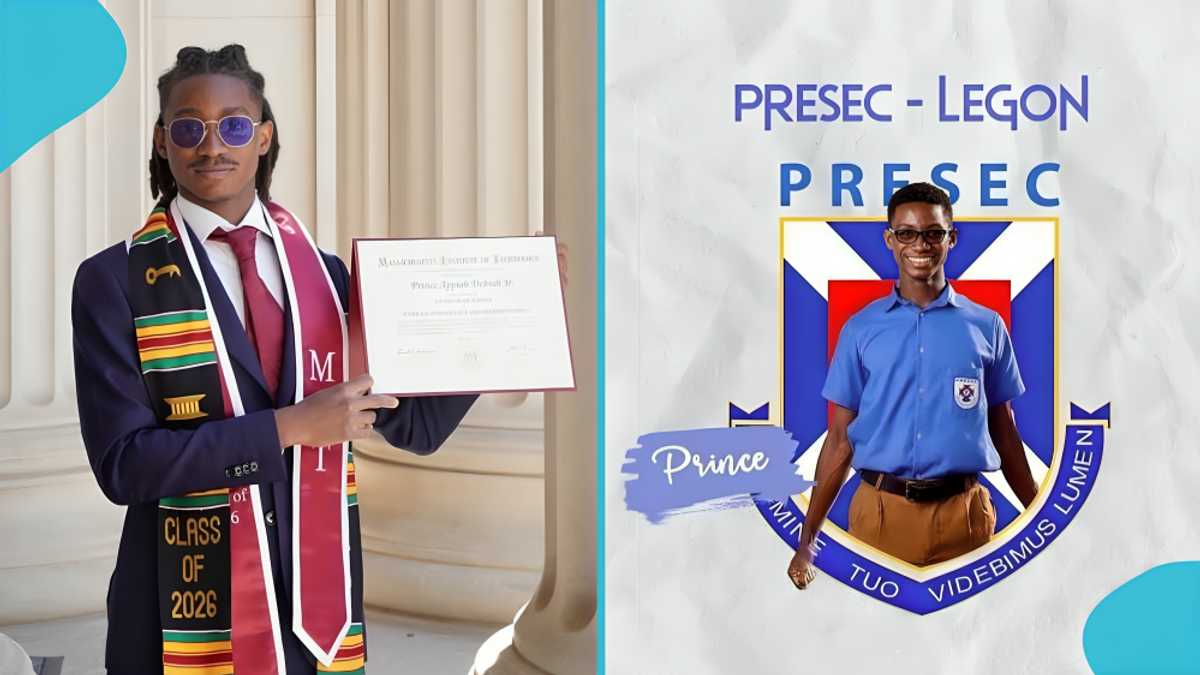 Presec NSMQ star spotted in new dreadlocks as he graduates from MIT