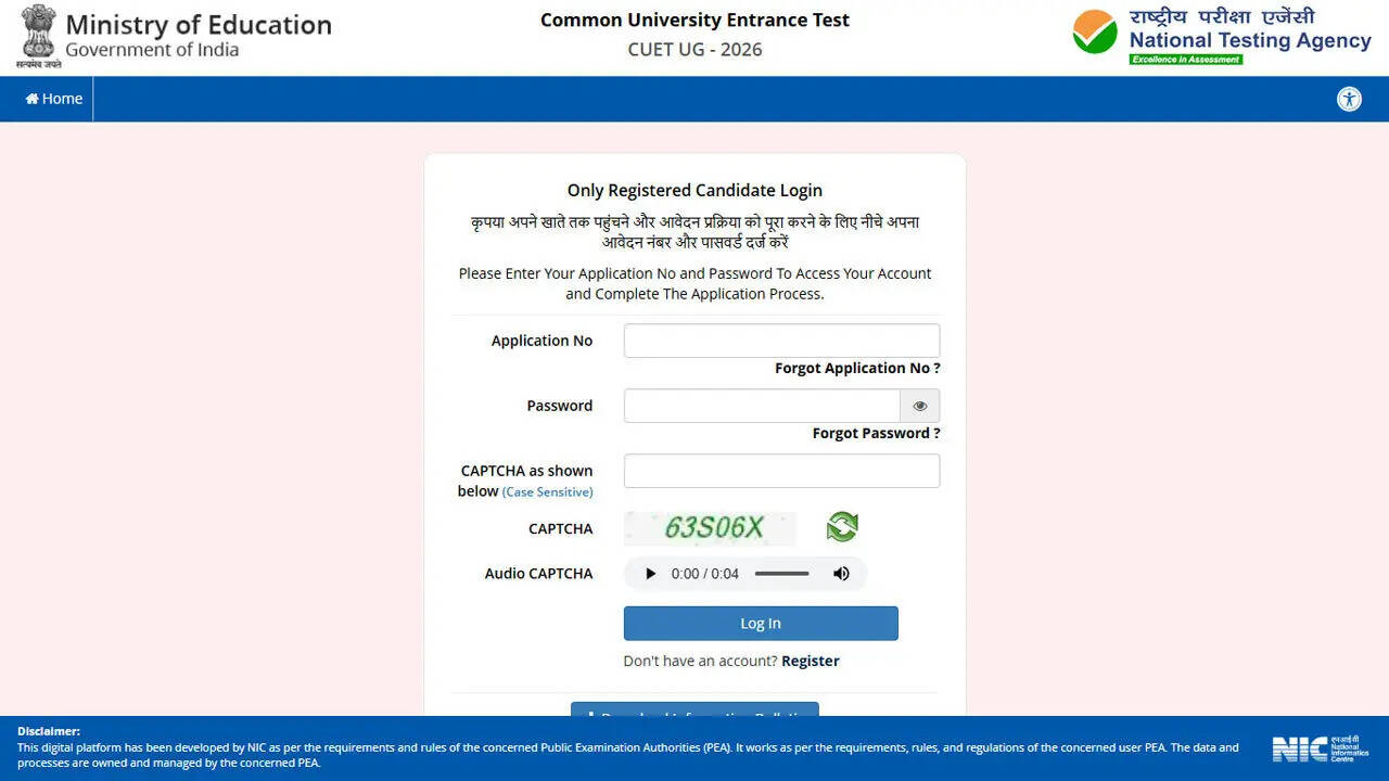 CUET UG 2026 answer key released at cuet.nta.nic.in; challenge window ...