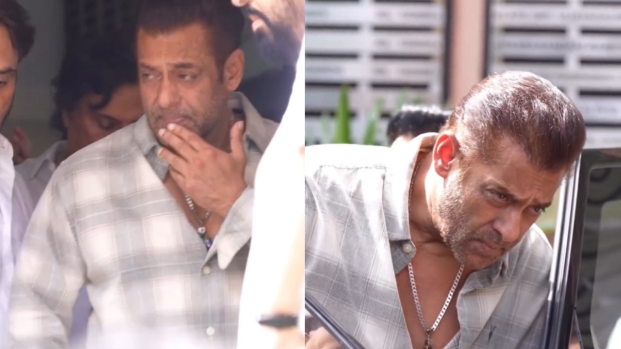 Salman Khan breaks down in tears after attending close friend Kumod ...