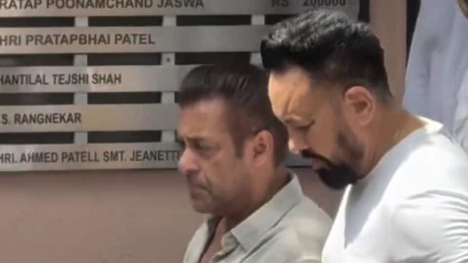 Salman Khan tears up as he bids adieu to close friend Kumod Raney | Watch