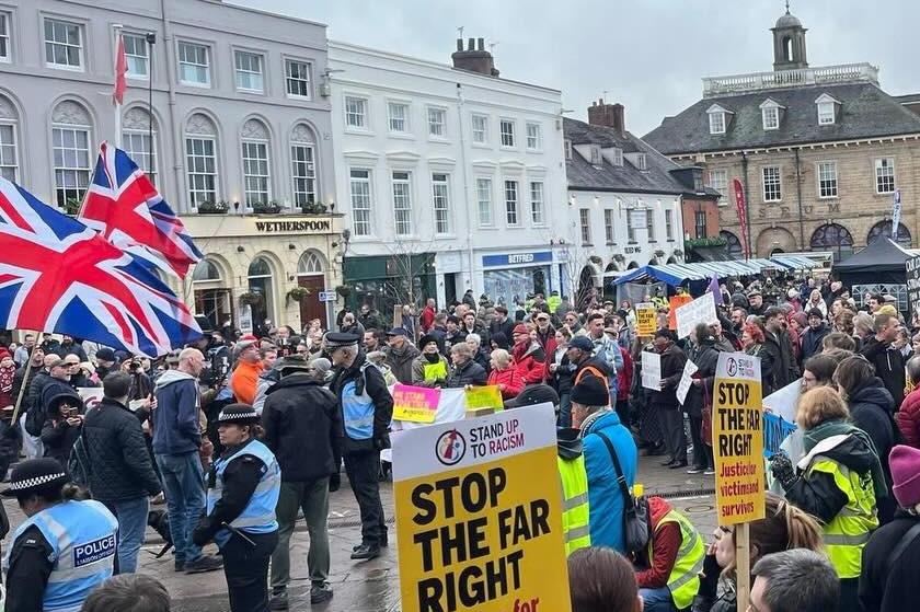 Man charged with harassment and assault at Warwick protest