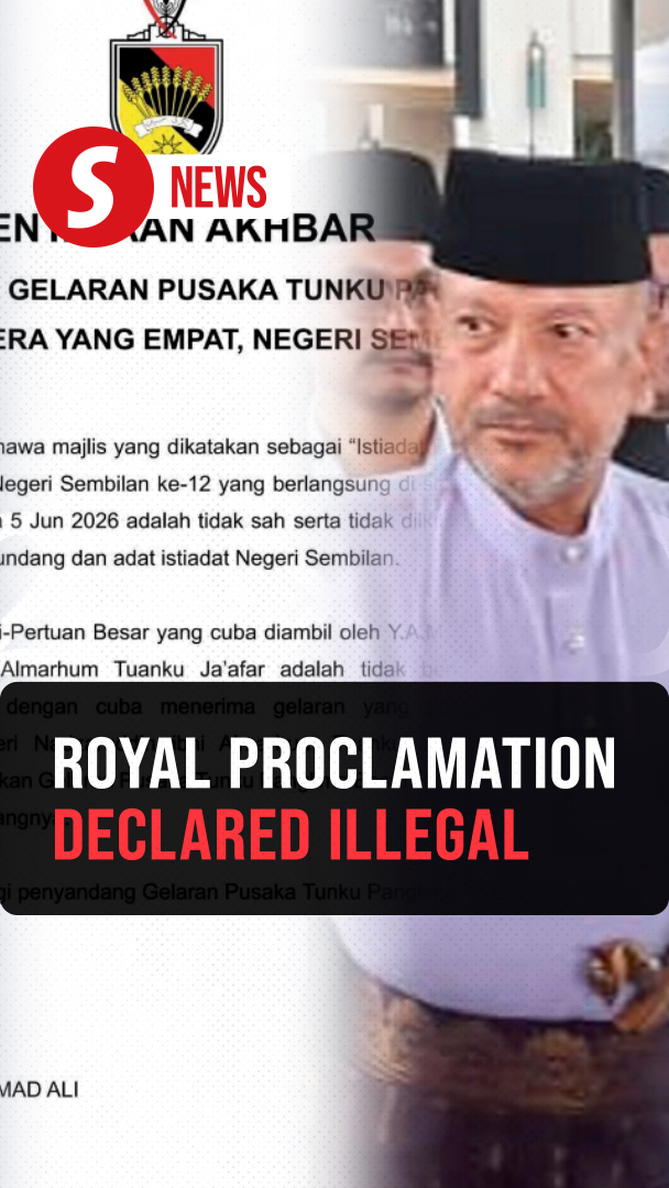 Negri royal row: Ceremony proclaiming Tunku Nadzaruddin as new ruler ...