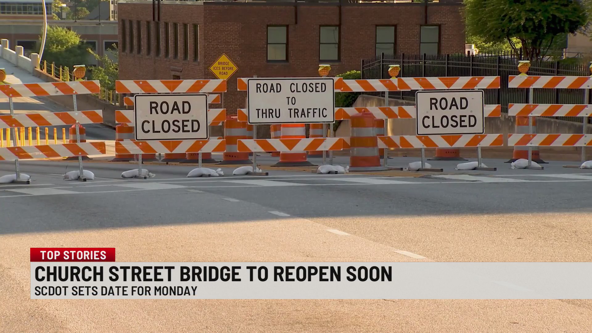 Church Street Bridge set to reopen next week