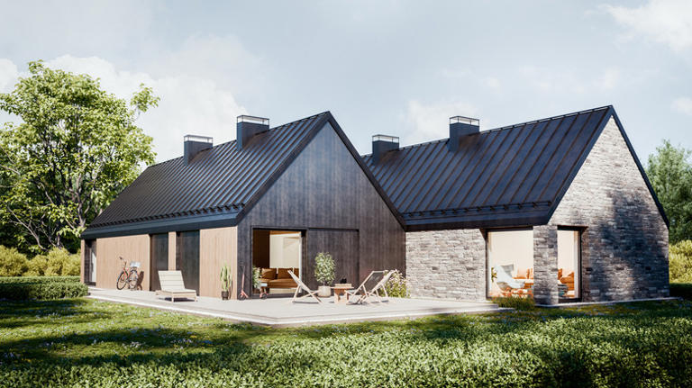 Why do some houses not have gutters?