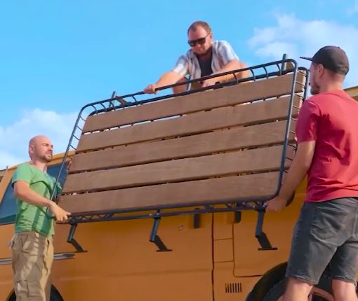 Ducha solar de bricolaje con PVC para una mini furgoneta