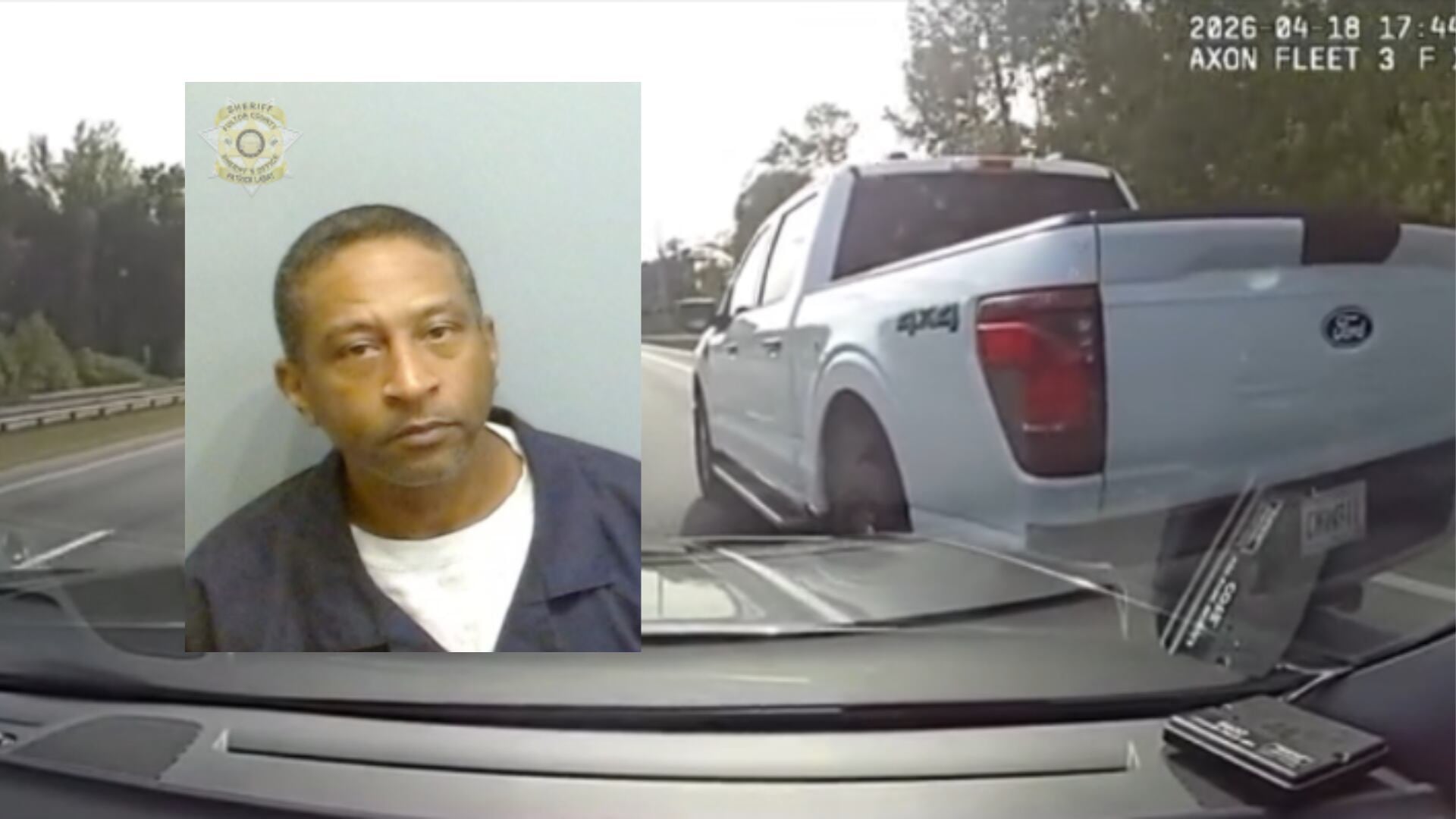 Video: Man accused of pointing gun inside funeral home before I-20 chase