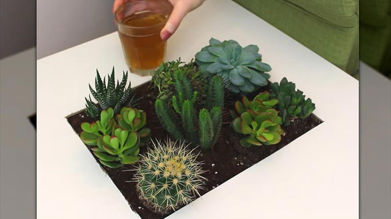 This easy DIY hack turns a boring IKEA table into living decor