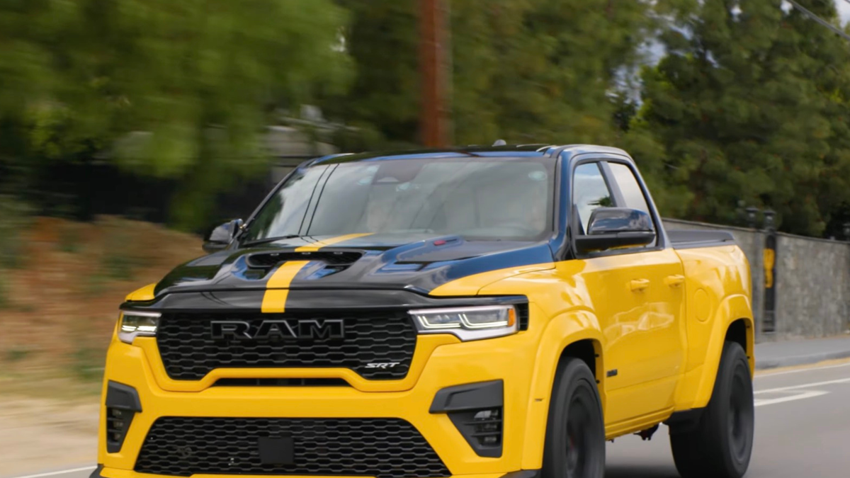 Jay Leno says Ram’s 170-mph Rumble Bee feels like a tall Challenger