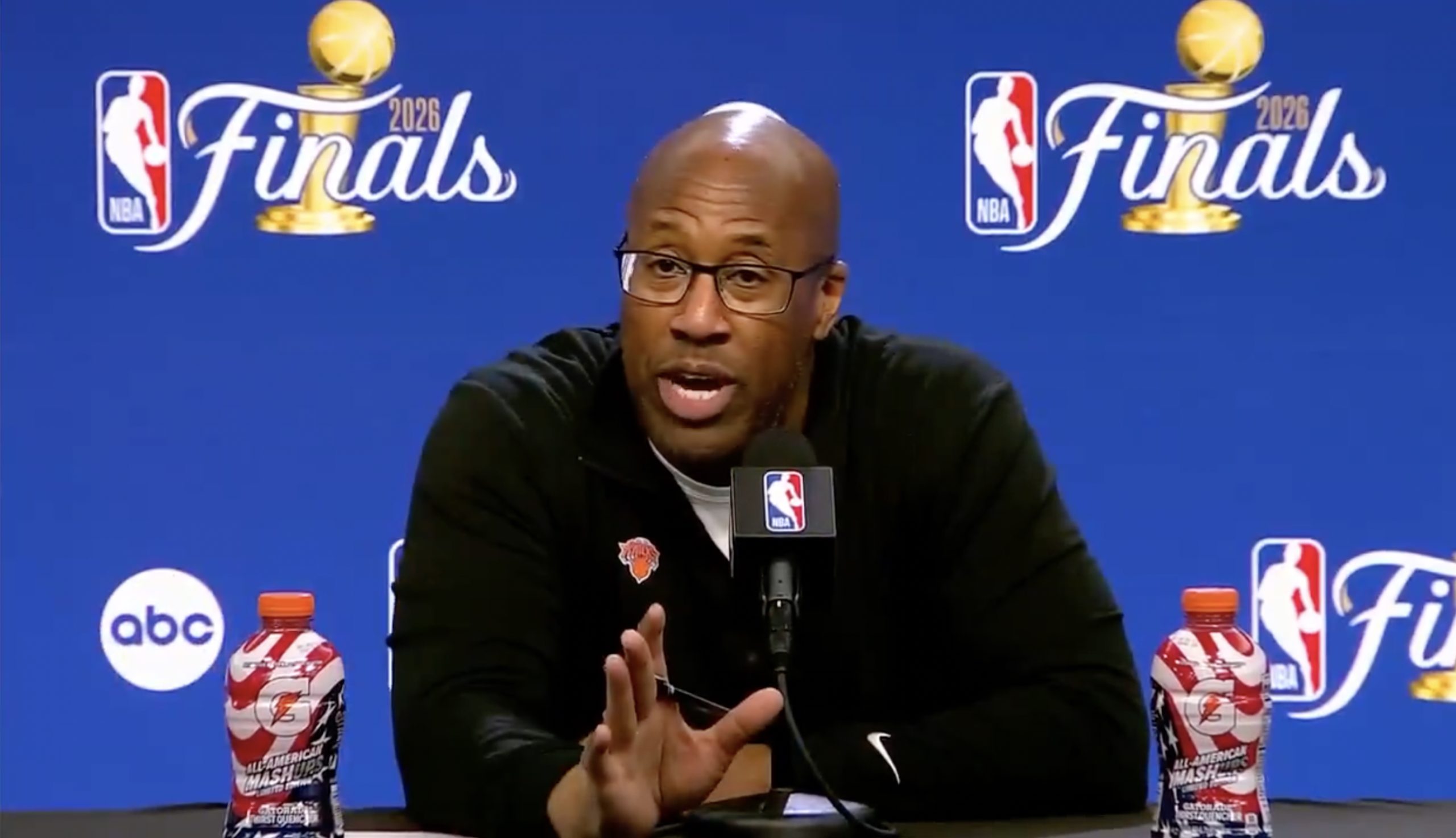 Knicks coach blasts NBA refs after Game 3