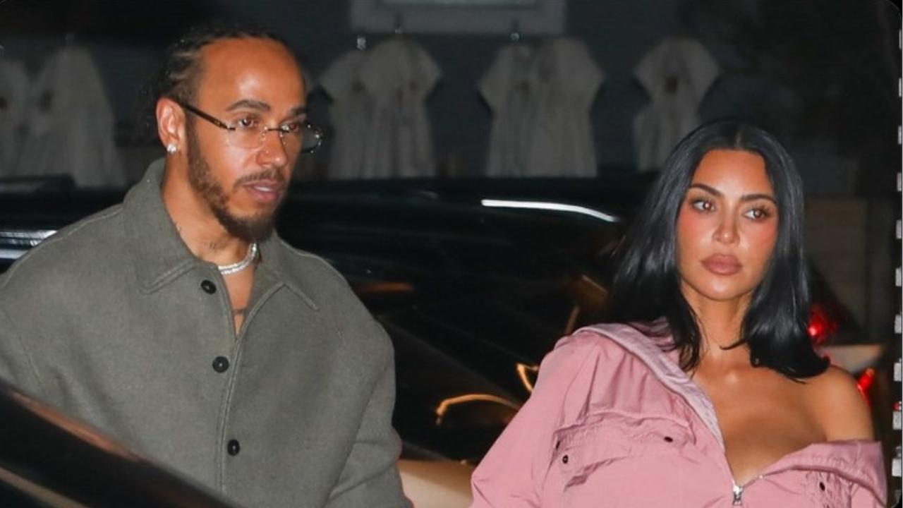 Kim Kardashian and Lewis Hamilton ©TMZ/Screenshot from X