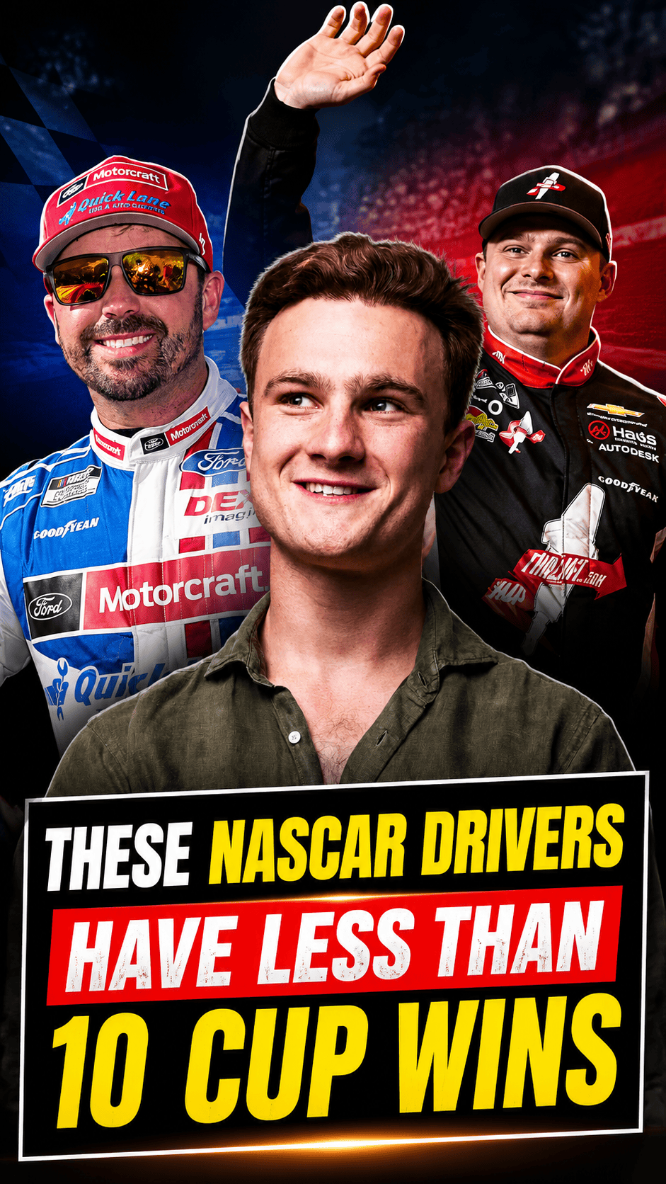 These NASCAR drivers have less than 10 Cup wins