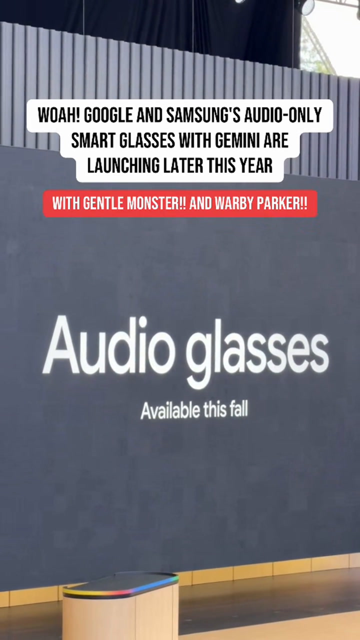 The future of wearable tech: Audio glasses compatible with Android and iOS