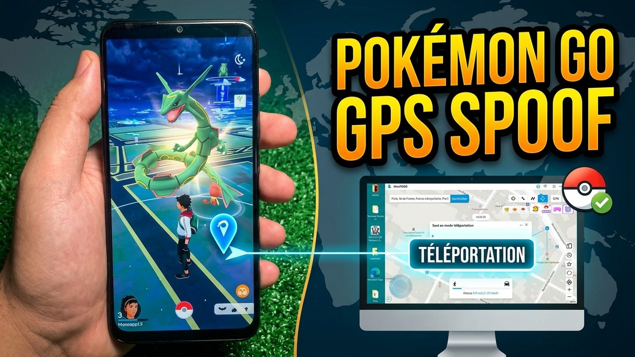 Astuce Pokémon Go 2026 changeur de localisation GPS pour Android et iOS ...