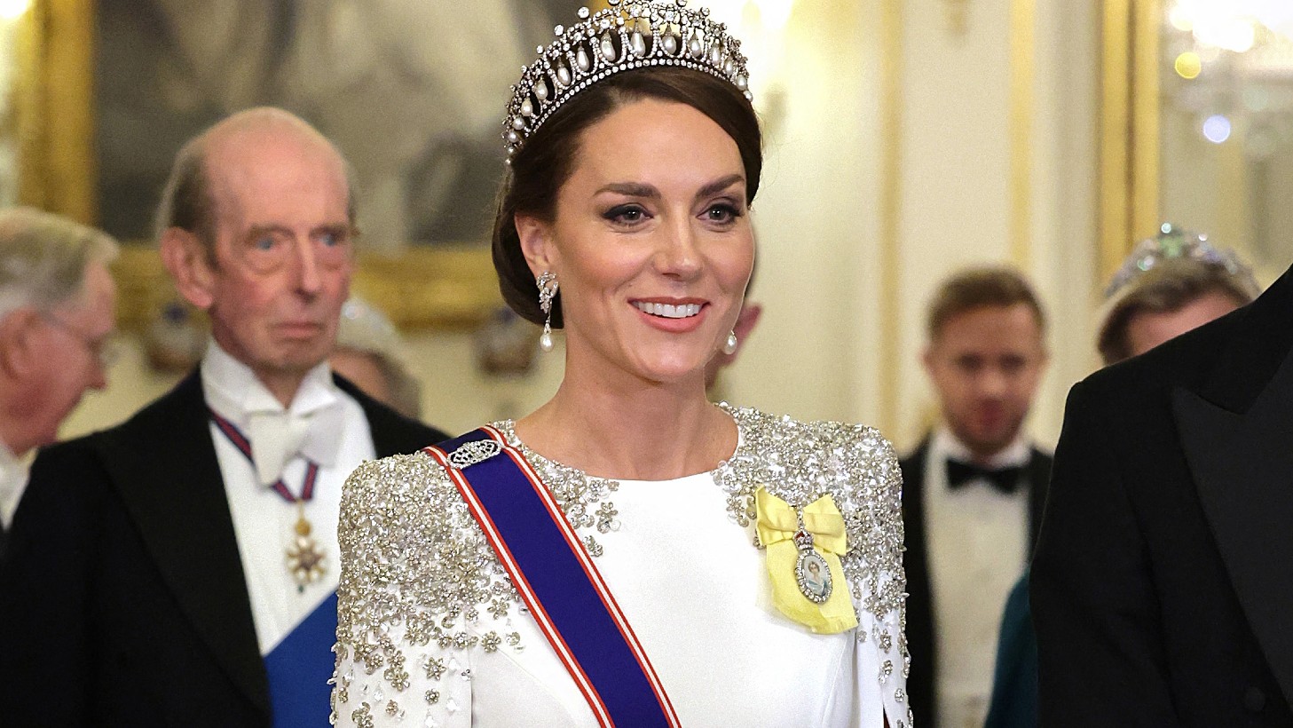 Kate Middleton attends the State Banquet for the President of South Africa in 2022. By: MEGA