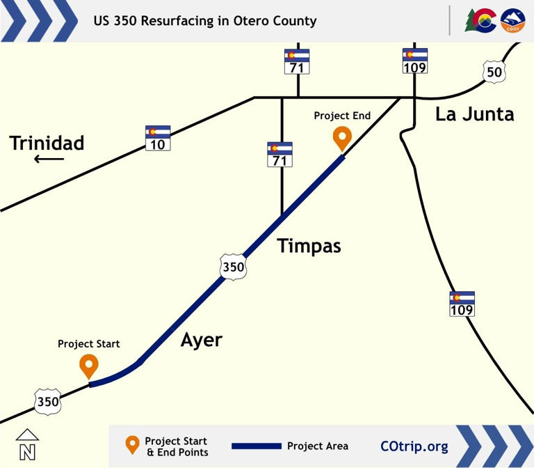 US 350 resurfacing project to begin mid-June