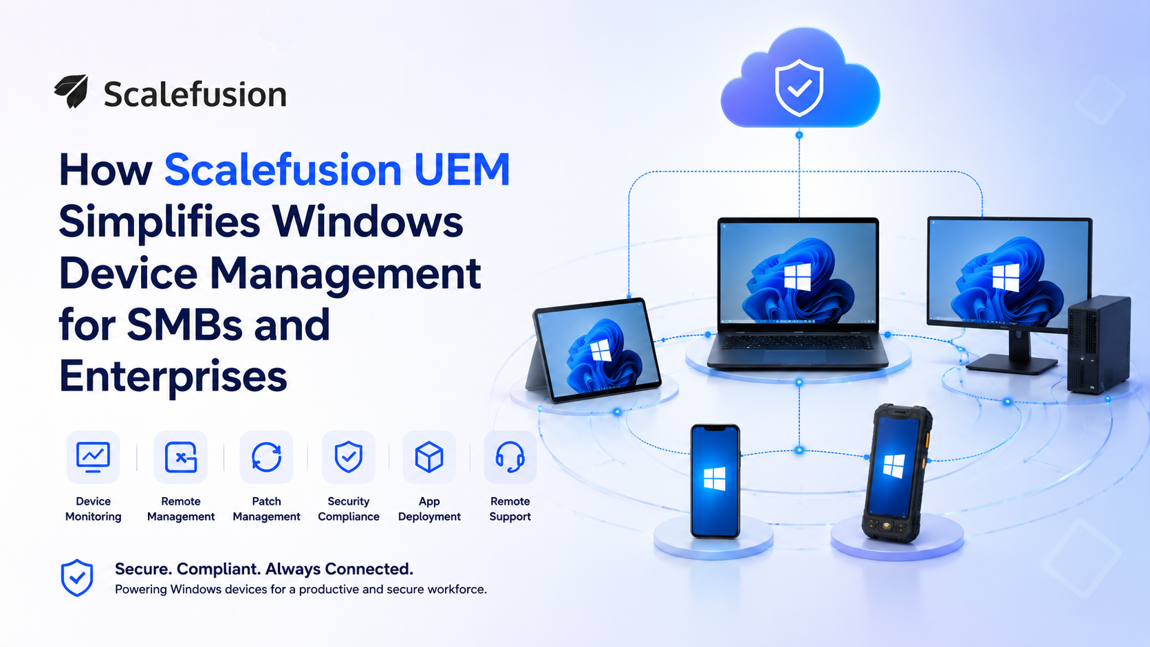 How Scalefusion UEM simplifies Windows device management for SMBs and ...