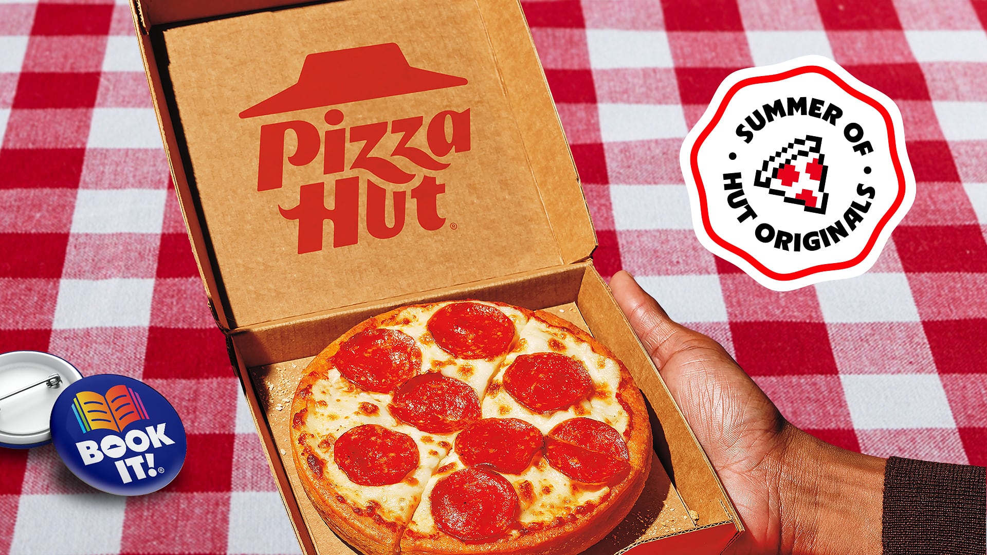 Pizza Hut’s Book It! promotion: Free pizza for original button holders