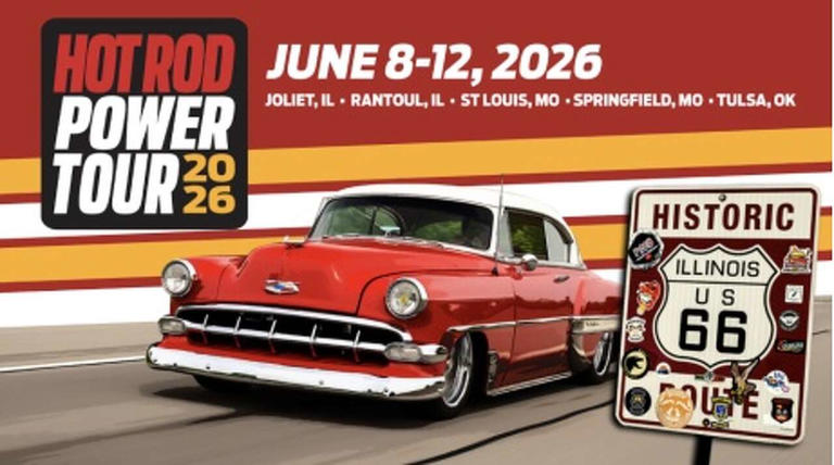 Hot Rod Power Tour bringing 6,000-plus vehicles to Collinsville stop