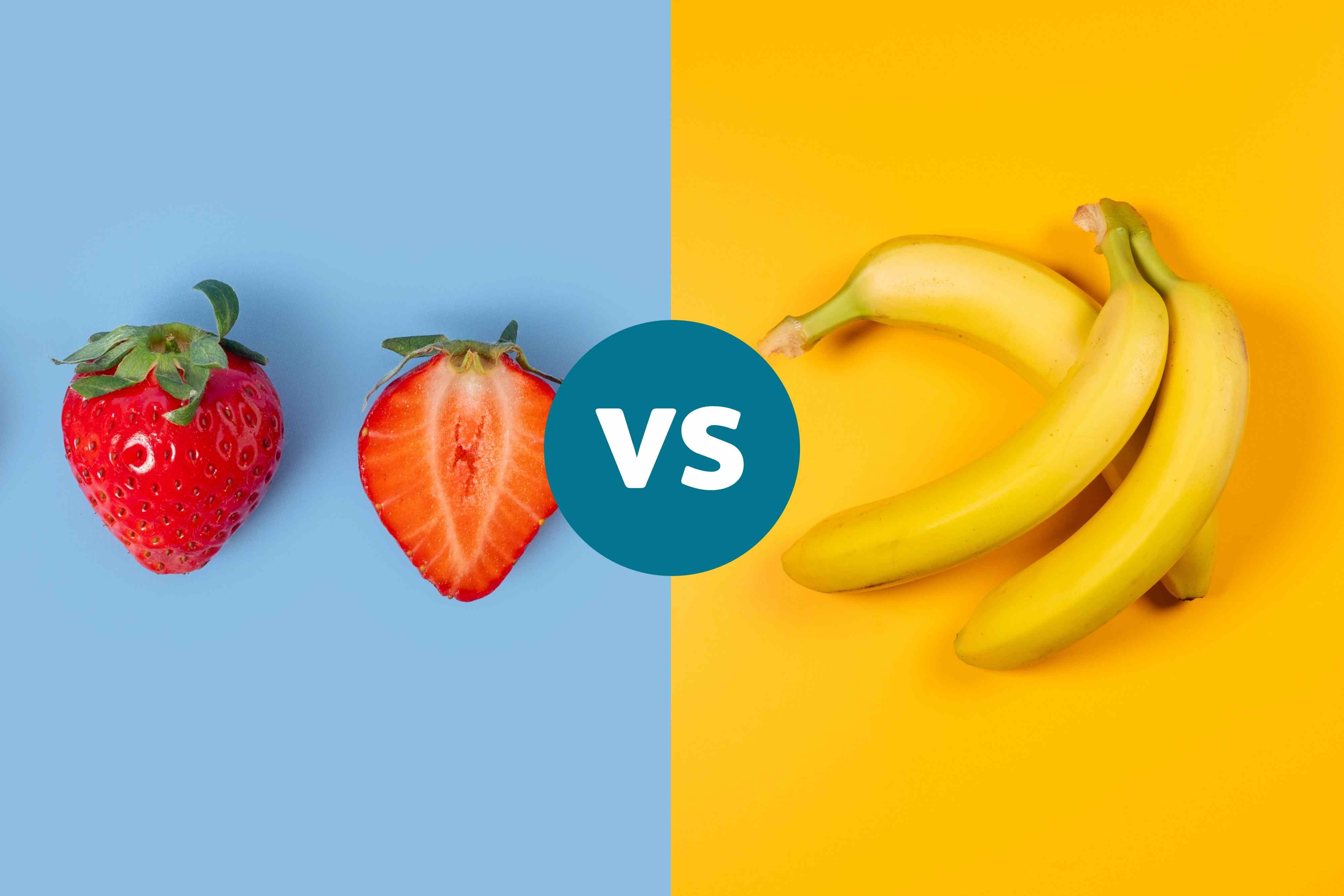 Strawberries vs. bananas: Which fruit is better for blood sugar and energy?