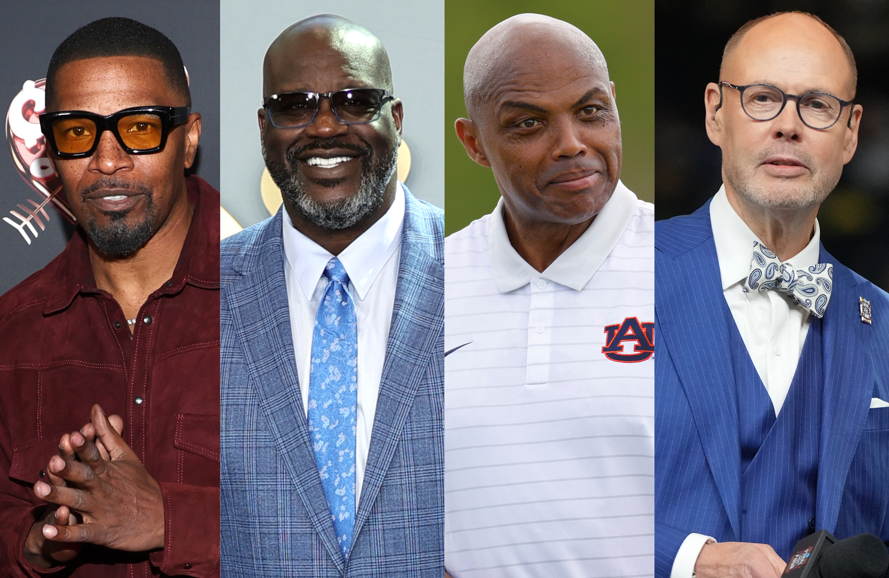 Watch Jamie Foxx's spot-on 'Inside the NBA' impressions of Shaq ...
