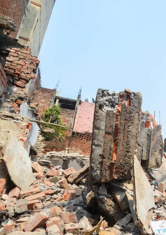 Jind police demolish illegal structures linked to 27 alleged drug peddlers
