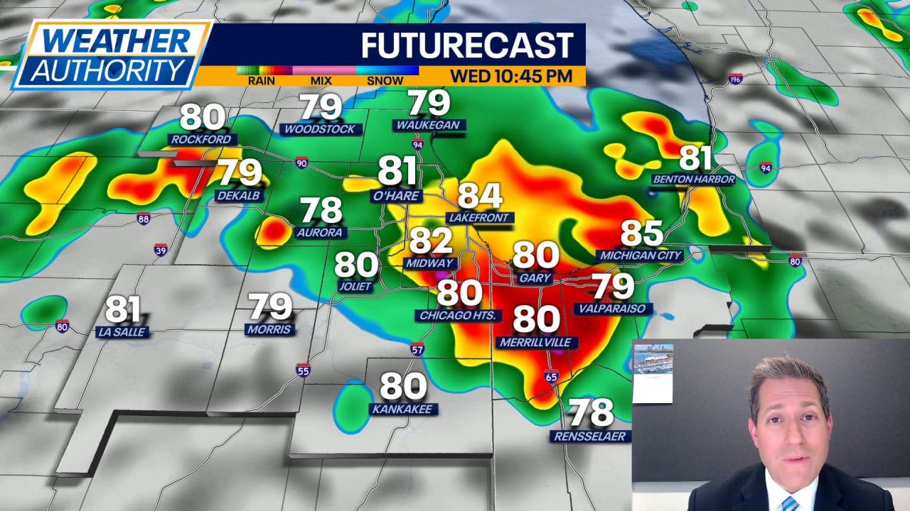 Chicago weather: Two-day severe weather threat could bring tornadoes ...