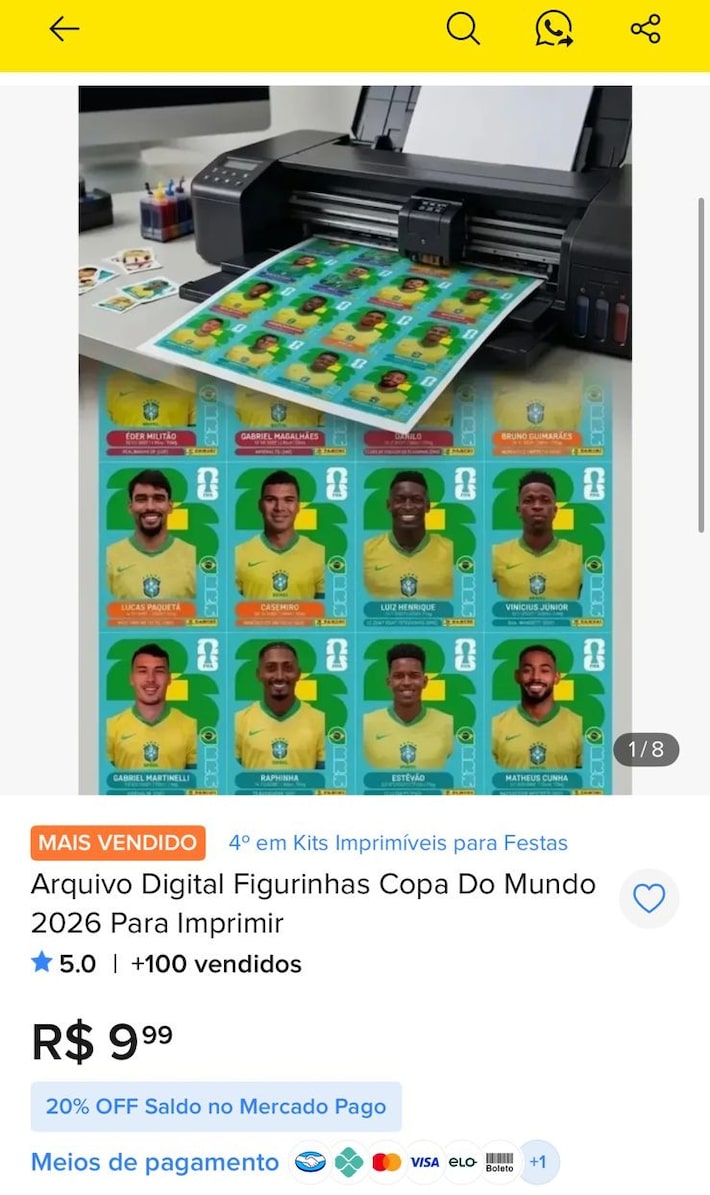Pirataria online e 135 mil figurinhas apreendidas: álbum da Copa do ...