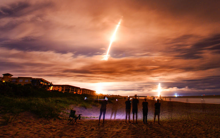 SpaceX prepares to launch AST SpaceMobile Bluebird satellites from Florida