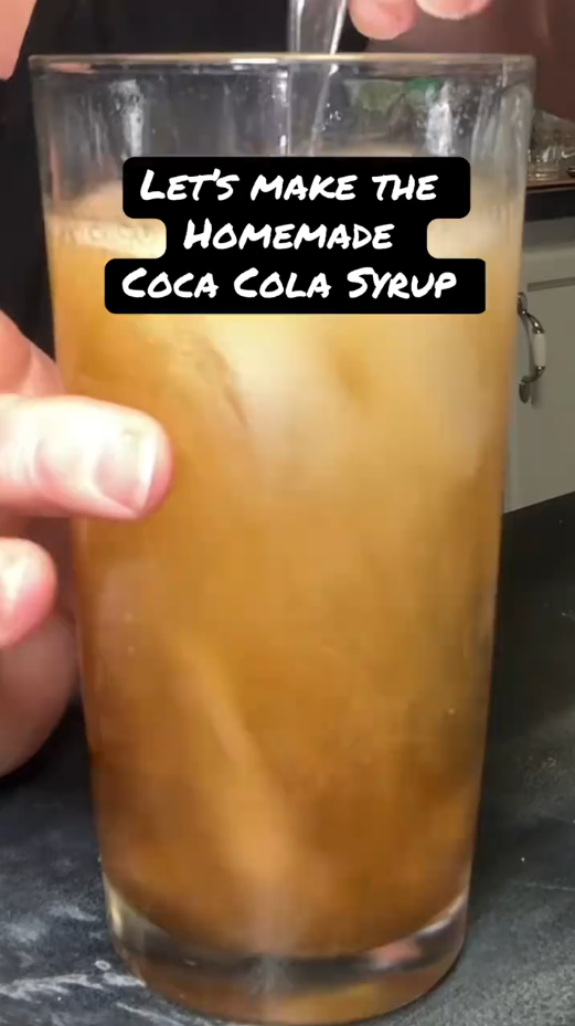 Homemade cola syrup recipe made from simple ingredients