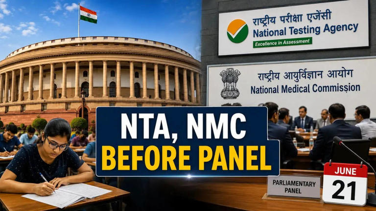 Re-NEET 2026: NTA, NMC officials to appear before parliamentary panel ...