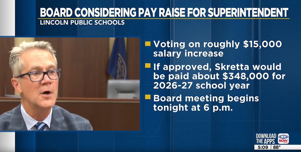 Lincoln Public School’s board unanimously approves superintendent pay raise