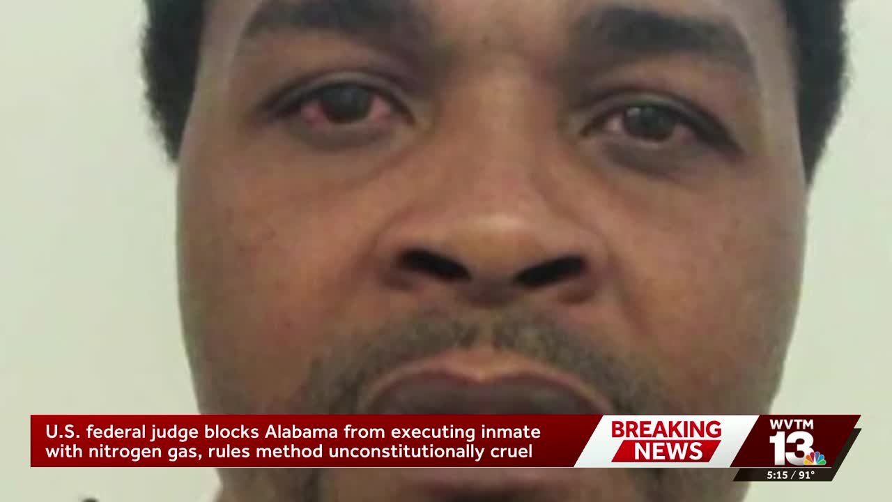 Judge bars Alabama nitrogen gas execution, says method is ...