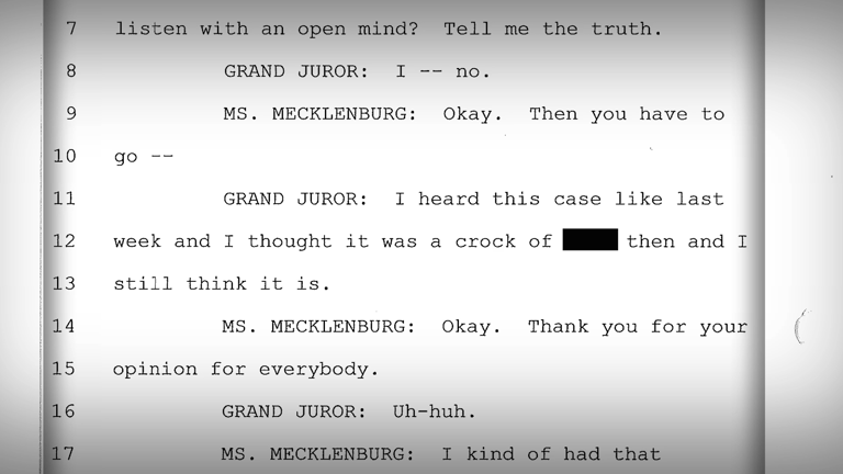 Grand jury transcripts reveal 'shocking' prosecutorial errors in ...