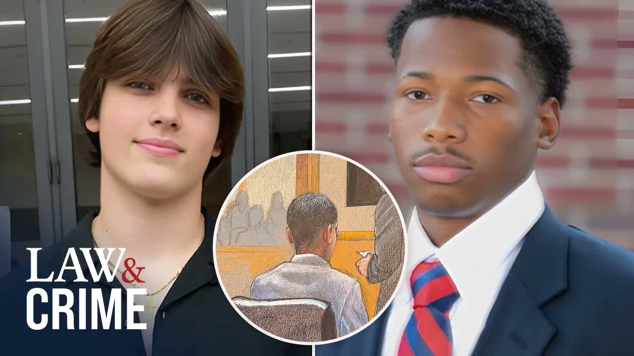 Track meet killer Karmelo Anthony sobs as he's shipped off to prison