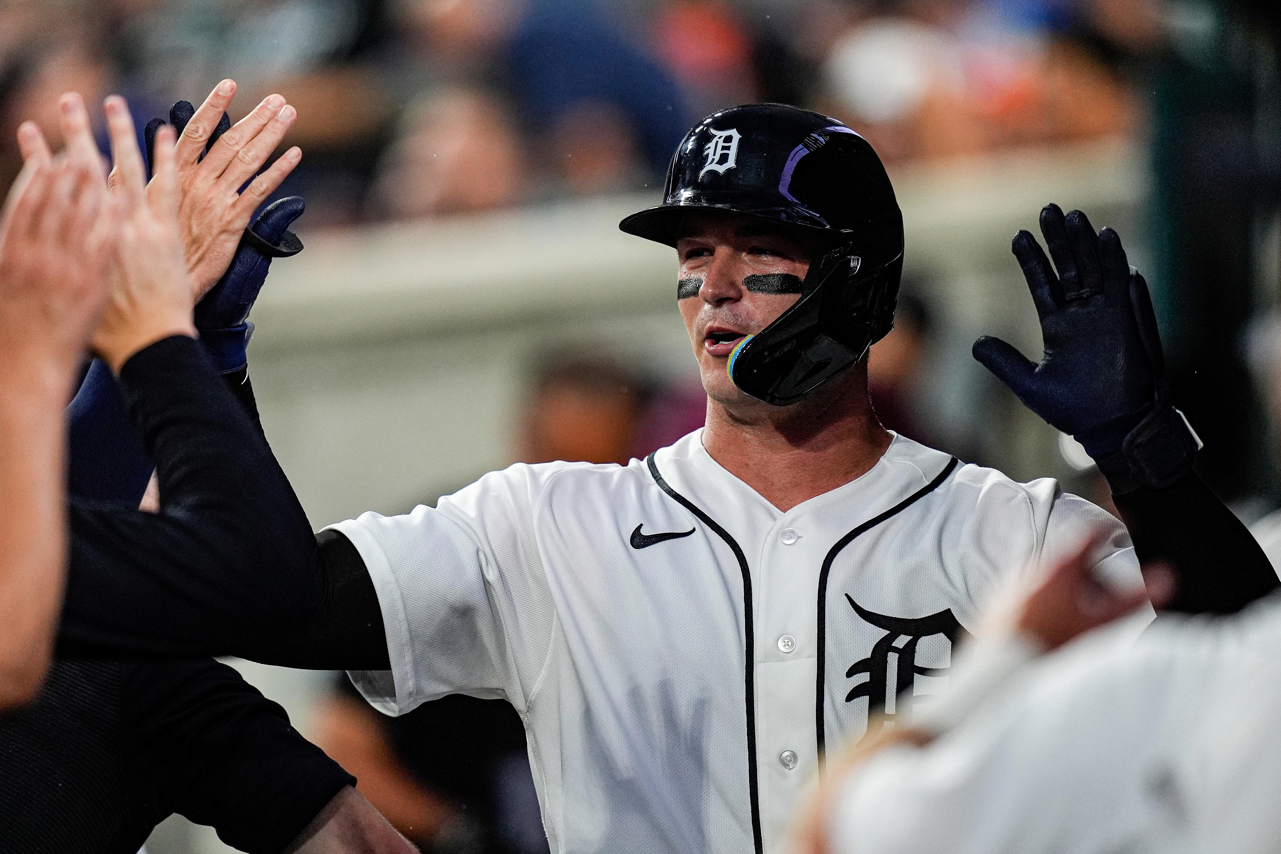 Dillon Dingler and Tigers win home run derby vs Twins after rain delay