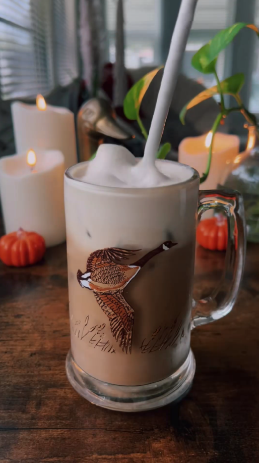 This homemade dirty chai gets a delicious cold foam