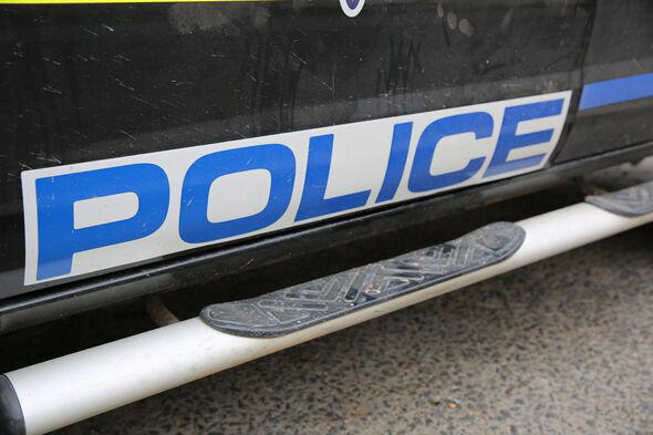 Police car in South Africa