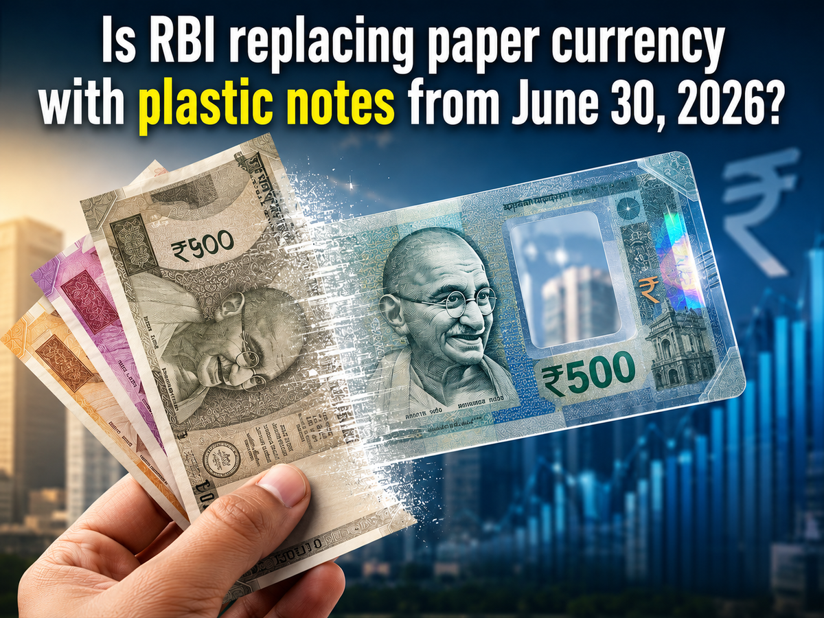 Is RBI replacing paper currency with plastic notes from June 30, 2026 ...