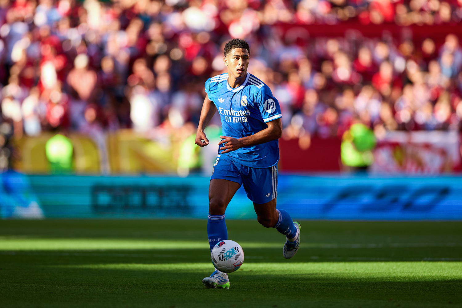 Jude Bellingham of Real Madrid against Sevilla on May 17. (Fran Santiago / Getty Images file)