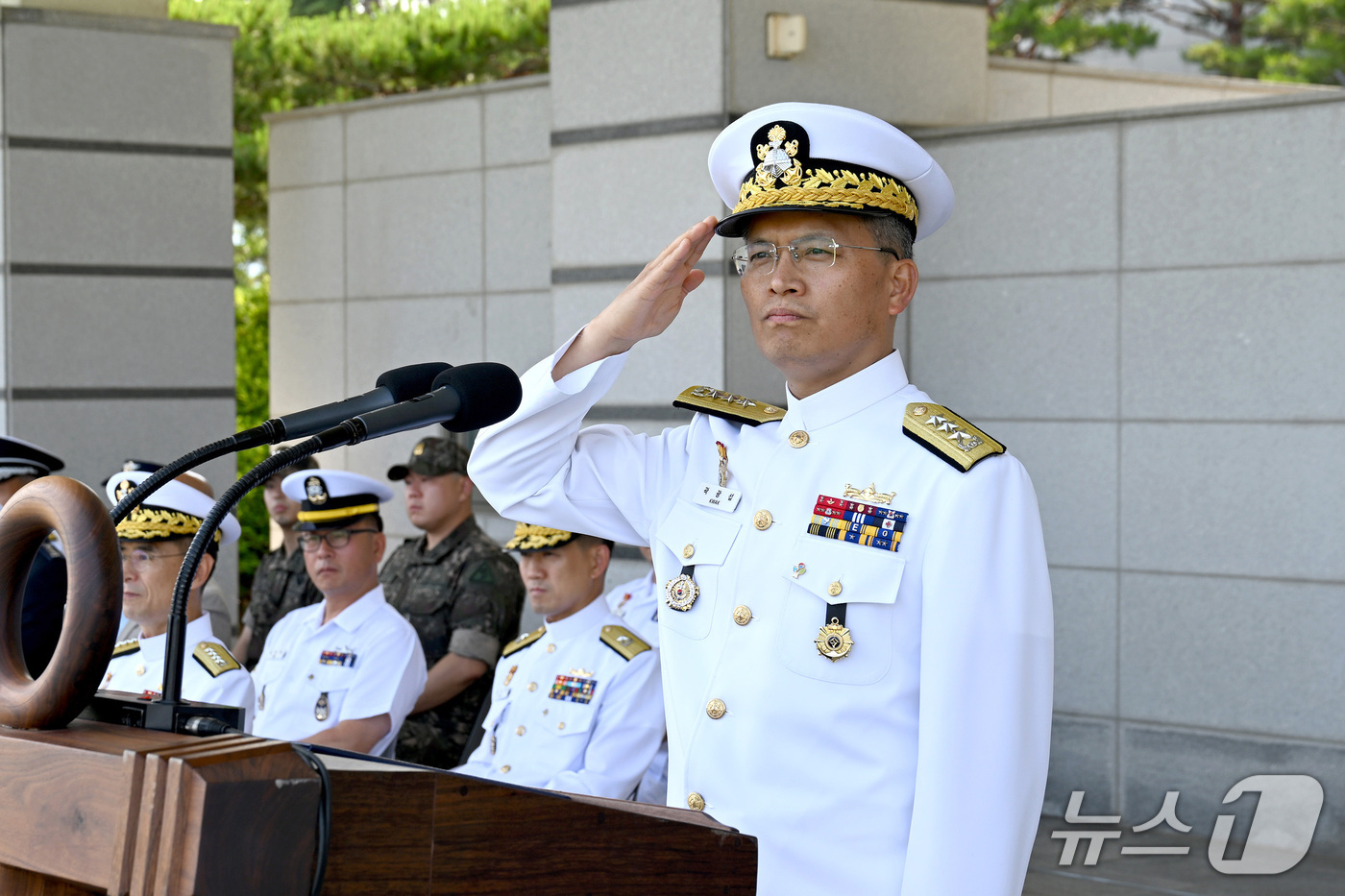 곽광섭 해군 중장 35대 해군작전사령관 취임