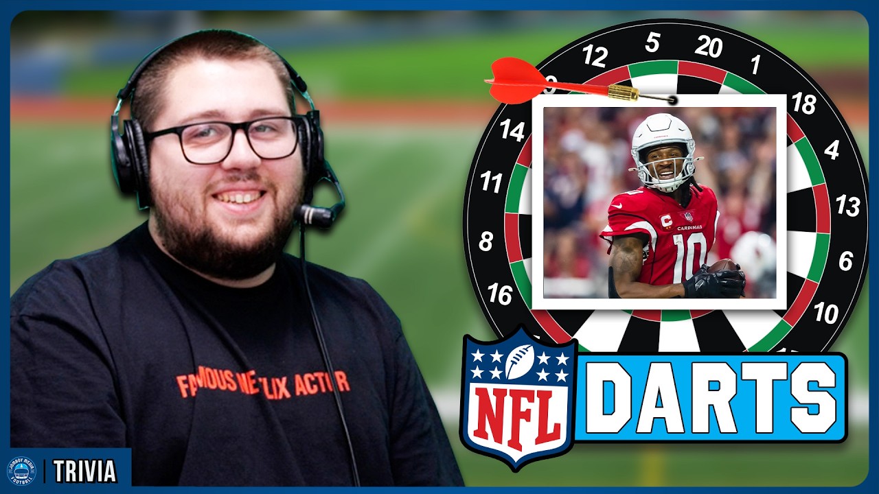 Getting stuck in NFL darts!