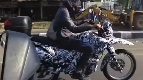 Upcoming Bajaj adventure bike spied again, reveals key details
