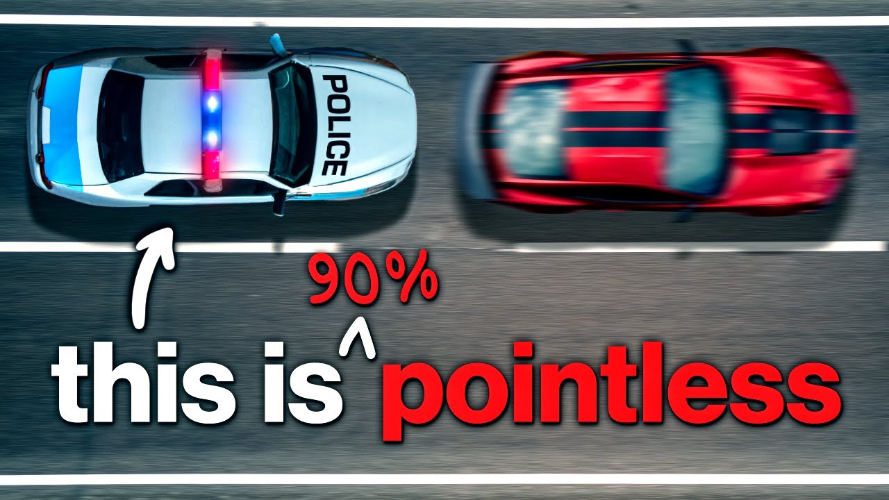 The extreme physics and intense statistics behind high speed car chases