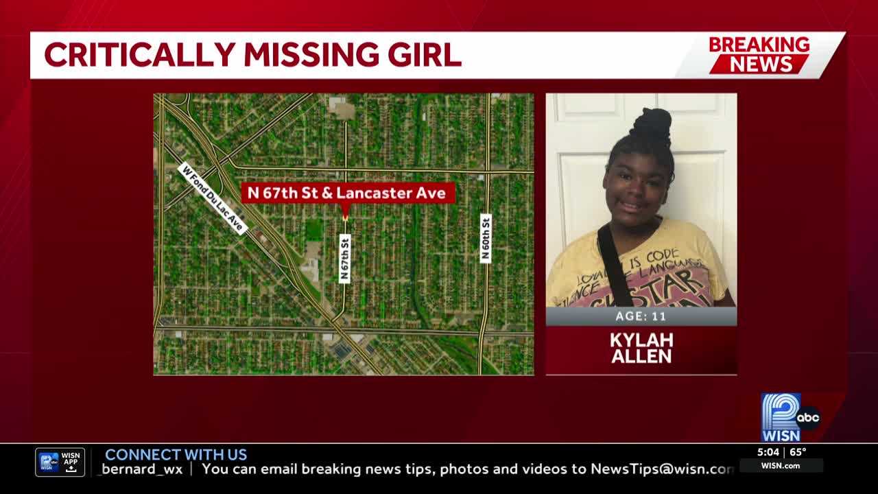 Milwaukee police search for critically missing 11-year-old girl