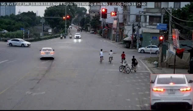 106 phương tiện vi phạm giao thông bị xử lý phạt nguội trong tuần ở Hưng Yên