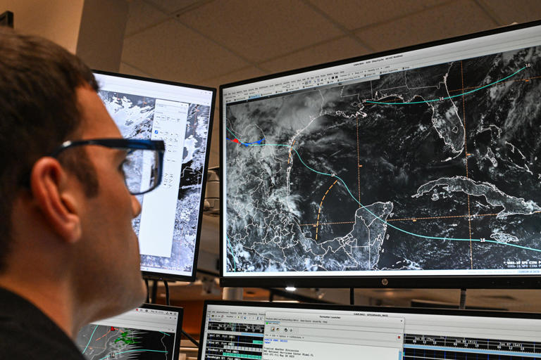 National Hurricane Center monitoring area of concern