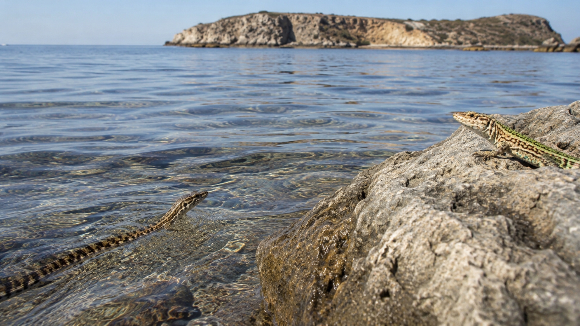 Swimming Snakes Threaten Ibiza's Lizards, Scientists Race to Act