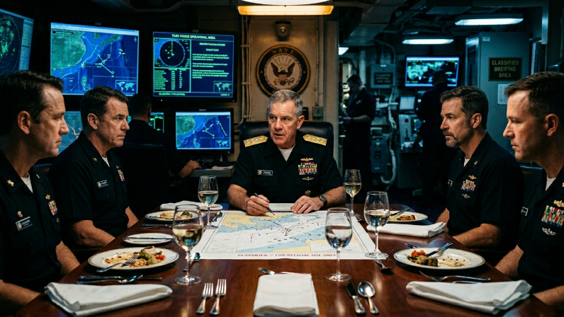 Officer country revealed - the hidden world where carrier commanders live